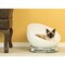 Pawsmark Plastic Bowl Shaped Sleeping Bed House Cat Cave Lounge with Ball Toy QI003726 - alternate 4